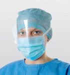 Hartmann Foliodress® mask Comfort Anti Splash + Visor. 992529. Маска для операционной с экраном, 25 шт.