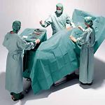 Hartmann Foliodrape® LAP/Paediatrics/Spinal Set, 257150. Комплект стерильного операционного белья при лапаротомиях, 6 шт.