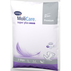 Molicare® Premium Soft Super Plus, 169365. Воздухопроницаемые подгузники, размер L, 2 шт.