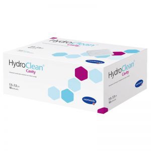 Hartmann HydroClean® plus cavity, 609622. Суперабсорбирующая повязка для тампонирования глубоких ран и полостей, ø 4 см, 10 шт.