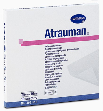 Hartmann Atrauman®, 499553. Мазевая повязка, 7,5 x 10 см, 50 шт.