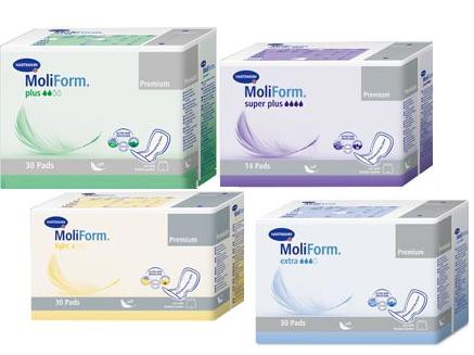 Hartmann MoliForm® Premium. Анатомические урологические прокладки.