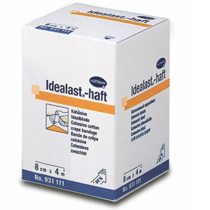 Hartmann Idealast®-haft, 931111. Среднерастяжимый эластичный когезивный бинт, 8 см х 4 м.