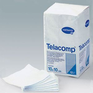 Hartmann Telacomp®. Салфетки марлевые с рентгено-контрастной нитью, нестерильные.