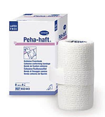 Hartmann Peha-haft® latexfree, 932443. Самофиксирующийся бинт без латекса, 8 см х 4 м, 1 шт.