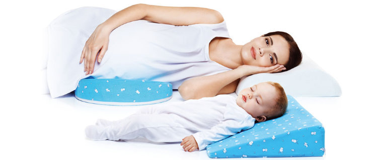 Подушка-трансформер ортопедическая для беременных и младенцев 2-в-1 Trelax Clin П-31