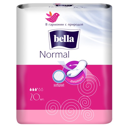 Bella Normal Прокладки женские гигиенические, 20шт., BE-012-RN20-040