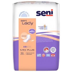 SENI LADY Урологические прокладки для женщин, Mini plus, 20шт., SE-095-MP20-G01