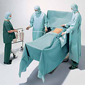 Hartmann Foliodrape® Laparoscopy Set I, 257162. Комплект стерильного операционного белья с мешком для эндоскопов, 6 шт.