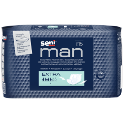 SENI MAN Урологические прокладки для мужчин, Extra, 15шт., SE-095-EX15-003