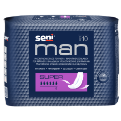 SENI MAN Урологические прокладки для мужчин, Super, 10шт., SE-095-SU10-003