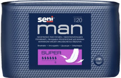 SENI MAN Урологические прокладки для мужчин, Super, 20шт., SE-095-SU20-003