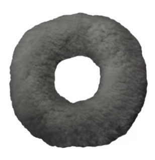 Подушка от пролежней, мягкая круглая с отверстием, серая, Orliman, Osl1101