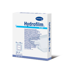 Hartmann Hydrofilm® plus, 685772. Пленочная повязка с впитывающей прокладкой, 9 x 10 см, 5 шт.
