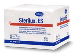 Hartmann Sterilux® ES, 416800. Марлевая салфетка, нестерильная, 5 х 5 см, 100 шт.