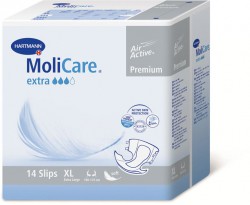 Molicare® Premium Soft Extra, 169948. Воздухопроницаемые подгузники, размер XL, 14 шт.