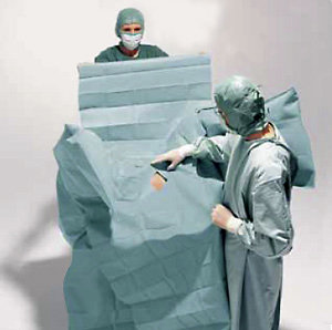 Hartmann Foliodrape® Gynaecology/Cystoscopy Set I, 257115. Комплект стерильного операционного белья для гинекологии и цистоскопии, 5 шт.