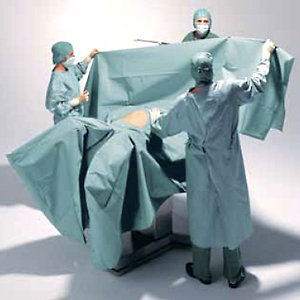 Hartmann Foliodrape® Caesarean Section Set I, 257155. Комплект стерильного операционного белья при кесаревом сечении, 3 шт.
