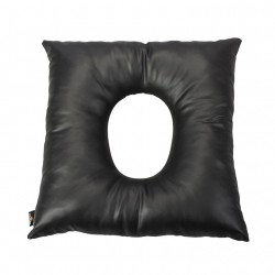Подушка от пролежней, мягкая квадратная с отверстием, черная, Orliman, Osl1109