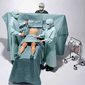 Hartmann Foliodrape® Cardiovascular Set I, 257128. Комплект стерильного операционного белья для кардио-васкулярной хирургии, 3 шт.