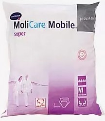 Molicare® Mobile Super, 915624. Впитывающие трусы при недержании, размер M, 2 шт.