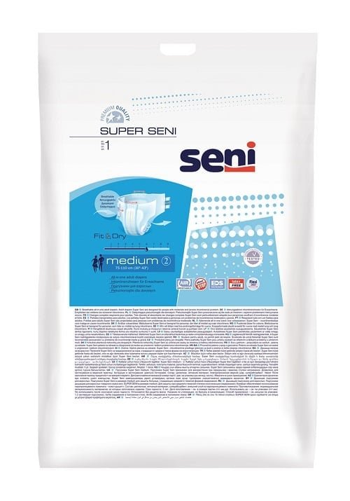 SUPER SENI Подгузники для взрослых Medium, 1 шт., SE-094-ME01-A01
