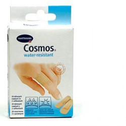 Hartmann Cosmos® Water Resistant, 535123. Набор гипоаллергенных водоотталкивающих пластырей, 2 размера, 20 шт.