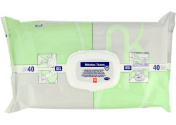 Hartmann Микробак XXL, 981339. Готовые салфетки, упаковка flow-pack с крышкой, 40 шт.