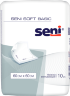 SENI SOFT BASIC Пеленки гигиенические, 60 x 60 см, 10 шт., SE-091-B010-J02
