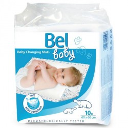 Hartmann Bel® Baby Changing Mats, 161960. Детские впитывающие пеленки 60х60 см, 10 шт.