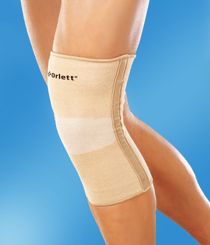 Бандаж на коленный сустав, эластичный с металлическими спиральными ребрами COOLMAX® MKN-103(M)