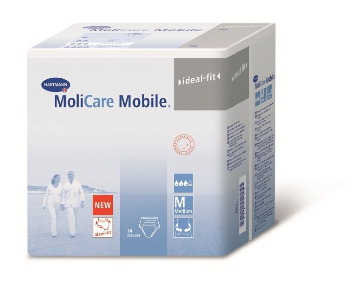 Molicare® Mobile, 915832. Впитывающие трусы при недержании, размер M, 14 шт.
