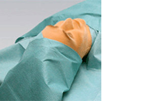Hartmann Foliodrape® Turban Drapes, 254023, Простыни для покрытия головы, 75 x 100 см, 75 x 90 см, 15 шт.