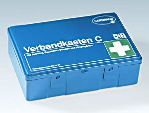 Hartmann First Aid DIN13157, 743408. Аптечка - ящик для первой помощи на предприятиях и дома