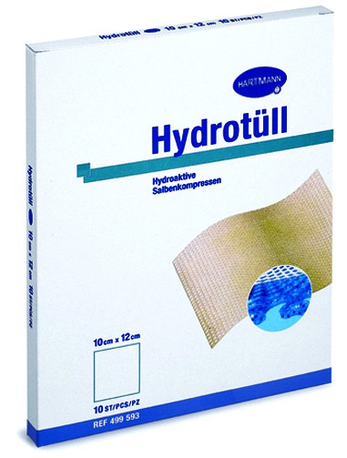 Hartmann Hydrotul, 499581. Гидроактивная мазевая повязка, 5 x 5 см, 10 шт.