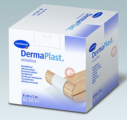 Hartmann DermaPlast® sensitive, 535371. Пластырь для чувствительной кожи, 8 см х 5 м.