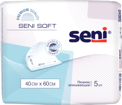 SENI SOFT Пеленки гигиенические, 40 x 60 см, 5 шт., SE-091-MMMM-004