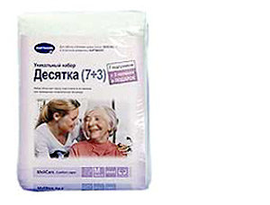 Hartmann, 920605. Набор Десятка. Подгузники Molicare® Comfort Super, L, 7 шт. Впитывающие пеленки MoliNea®, 3 шт.