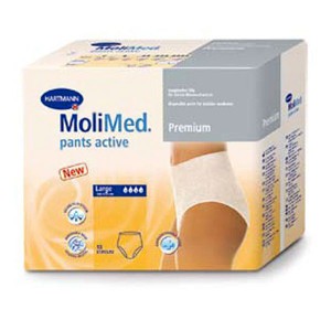 MoliMed® Premium Pants Active, 168662. Впитывающие трусики для женщин, размер L, 10 шт.