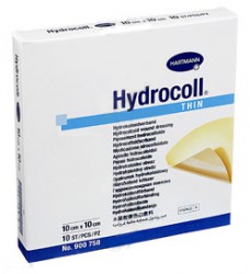 Hartmann Hydrocoll® thin, 900757. Гидроколлоидная  повязка на рану с низкой степенью секреции, 7,5 x 7,5 см, 10 шт.