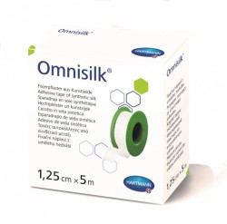 Hartmann Omnisilk®, 900430. Пластырь фиксирующий, 1,25 см х 5 м, без еврохолдера