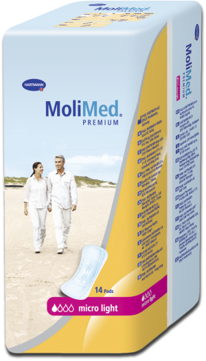 MoliMed® Premium micro light, 168132. Урологические прокладки, 14 шт.
