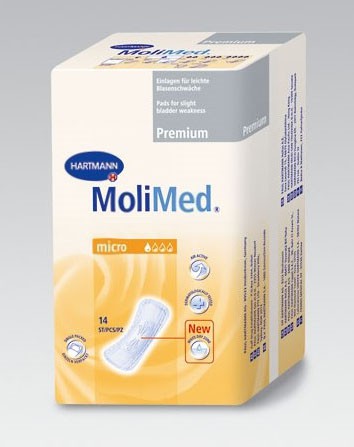 MoliMed® Premium micro, 168431. Урологические прокладки, 2 шт.