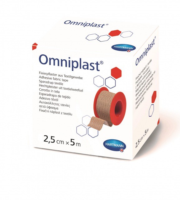 Hartmann Omniplast®, 900441. Пластырь фиксирующий, 2,5 см х 5 м, без еврохолдера