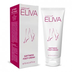 Eliva, крем для смягчения огрубевшей кожи стоп Softness Foot Cream, 75 мл