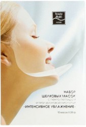 Beauty Style Шелковая маска с пента-пептидом и гиалуроновой кислотой "Интенсивное увлажнение", 4501701