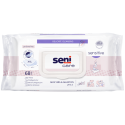 SENI CARE Салфетки влажные для чувствительной кожи Sensitive, 68 шт., SE-231-W068-001