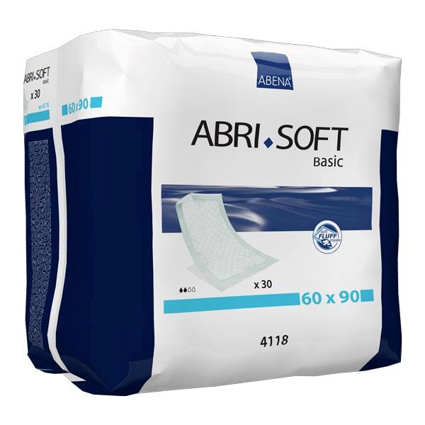 Abena Abri-Soft, 4118. Впитывающие пеленки 60x90 (Basic), 30 шт.