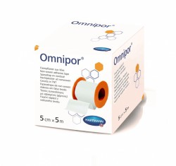 Hartmann Omnipor®, 900438. Пластырь фиксирующий, 5 см х 5 м, без еврохолдера