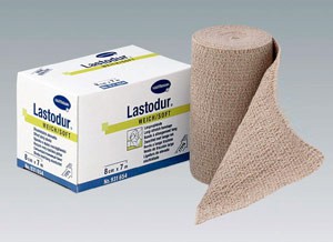 Hartmann Lastodur® weich/soft, 931655. Длиннорастяжимый компрессионный бинт с легкой степенью сжатия. 10 см х 7 м, 1 шт.